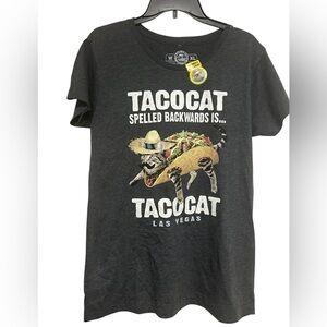 The Duck Company Tacocat Las Vegas Graphic Tee - Heather Charcoal - XL